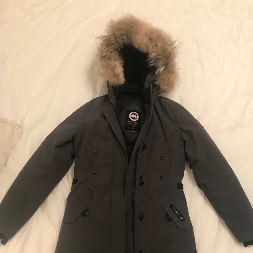 Canada Goose Kensington parka XS Grey womens